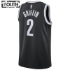 Dres Brooklyn Nets Blake Griffin 2 Nike 2022-23 Icon Edition Crno Swingman - Dječji